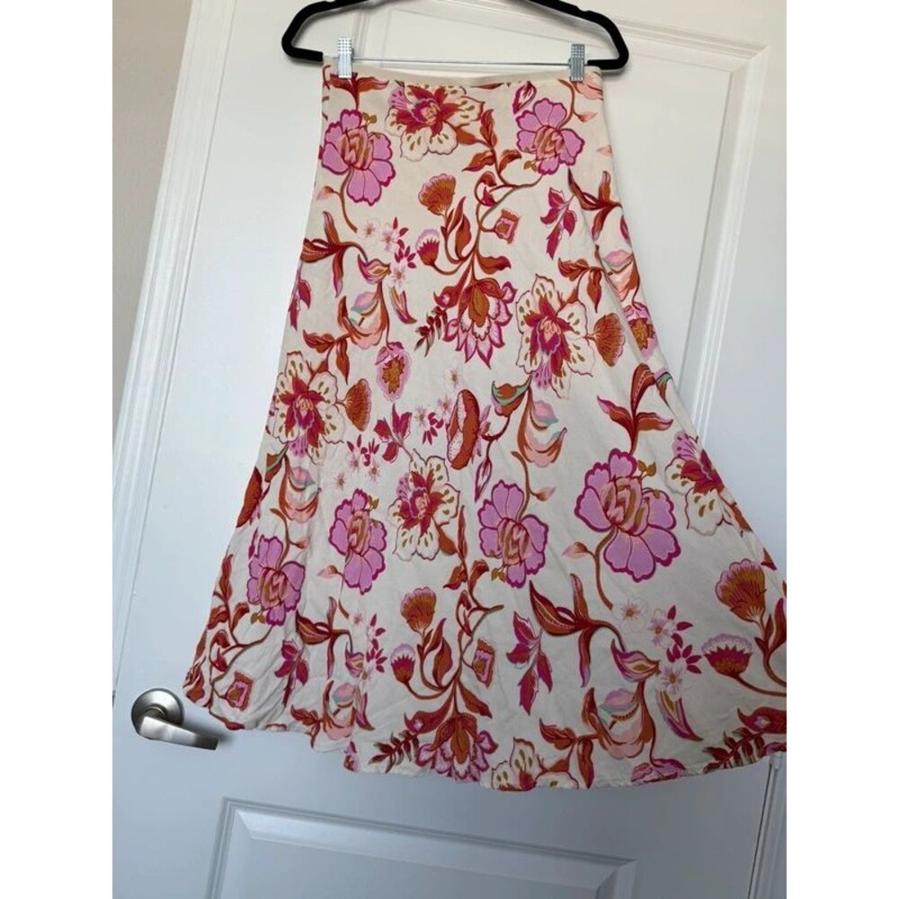 Tahari Floral Fall Maxi skirt